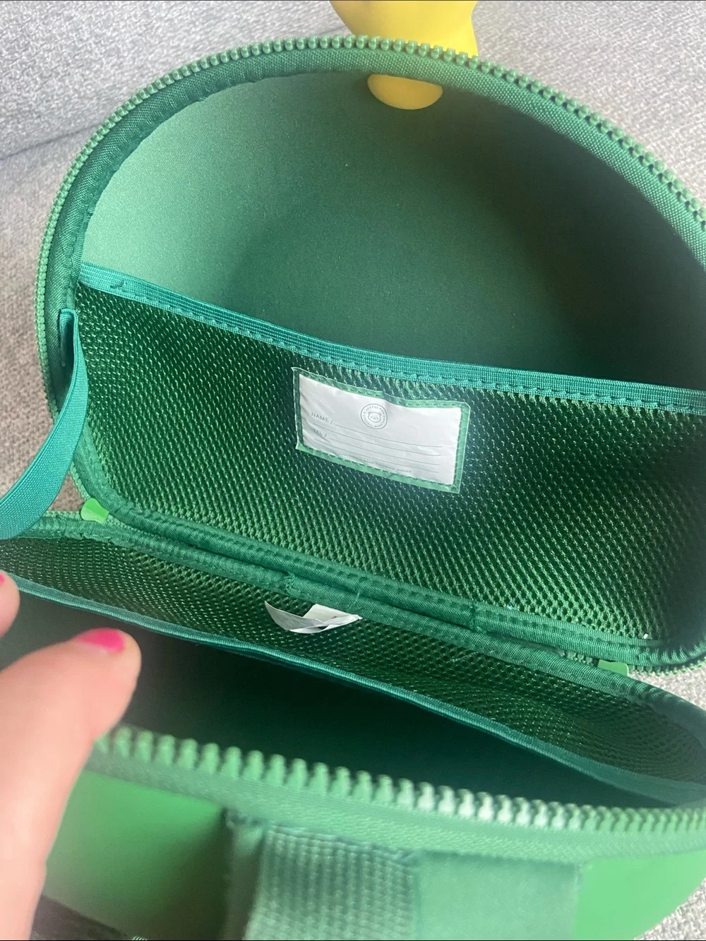Zoy Zoi Kids Green & Pink Strawberry Mini Backpack